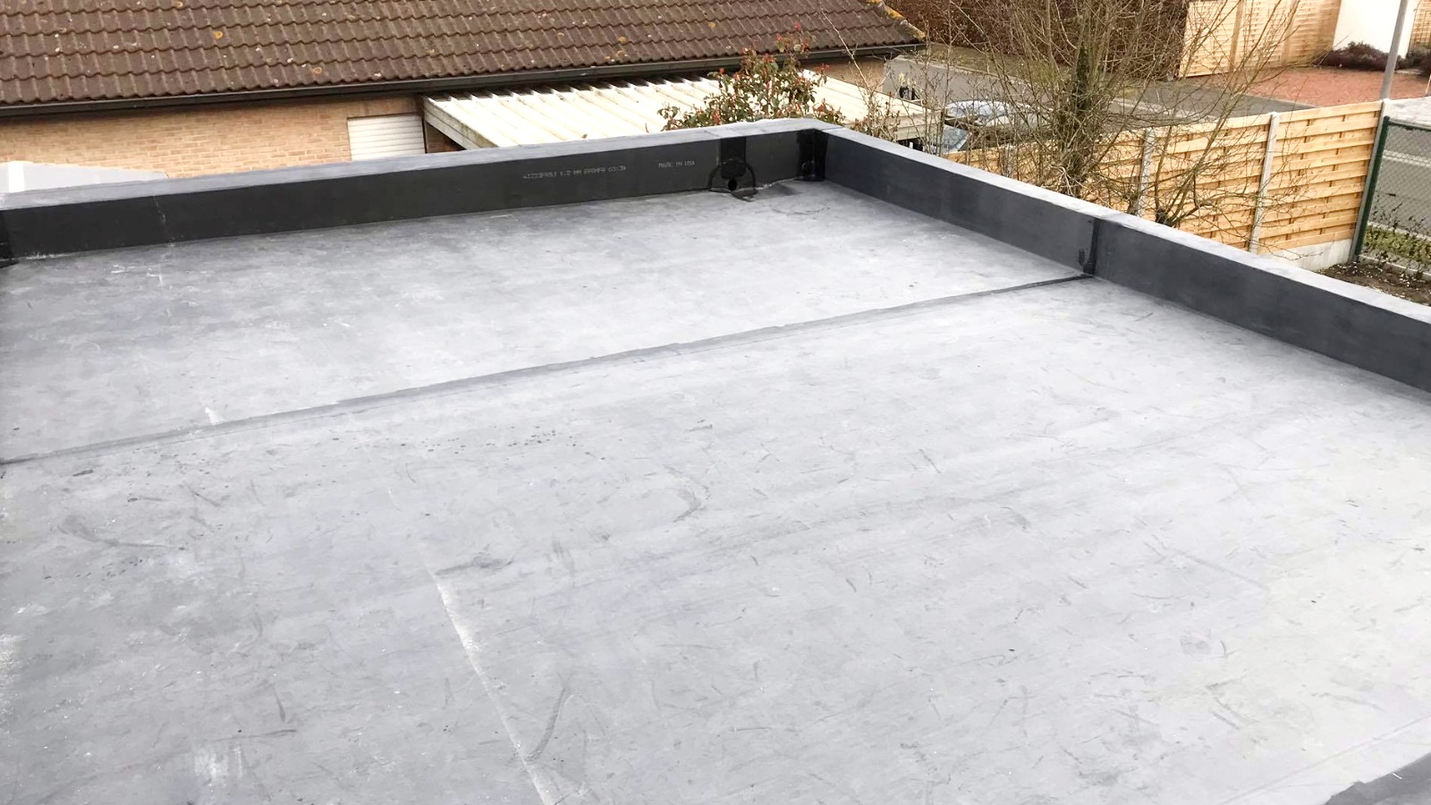 EPDM rubber plat dak